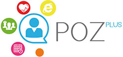 POZ plus logo