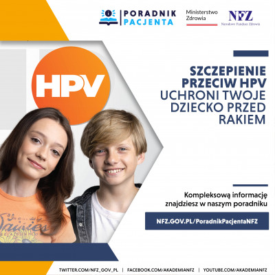 Poradnik Pacjenta: Szczepienie przeciw HPV uchroni Twoje dziecko przed rakiem